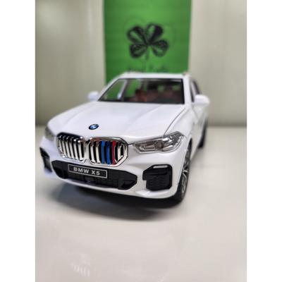 1:Модель автомобиля-игрушка BMW X5 SUV, литая, масштаб 1:24 - Белый