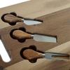 Planche à découper - DKD HOME DECOR - Acacia et métal - Inclut 3 couteaux - Style contemporain - Design