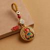 Enamel Lucky Keychain Gourd Key Chain Strap Personality Koi Carp Car Keys Charms  Decoration