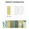 New Top Brand Luxury Women's Square Diamond Watches Alloy Clock Lady's Gold Strap Watch Fashion Quartz Wristwatch
