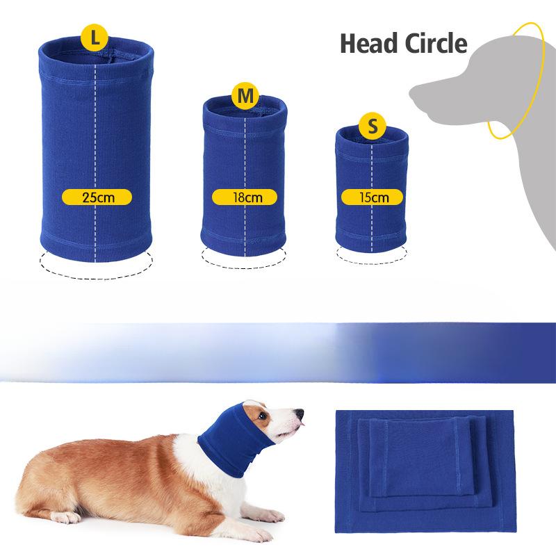 Комфортная накидка на голову для собаки, шарф, средства против испуга, согревающие, холодостойкие и успокаивающие эмоциональное состояние
