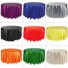 1pcs Wedding Party Round 145cm Satin Tablecloth Table Skirt Hotel Table Cloth Decoration