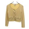 Long Sleeve Cardigan USA6 Beige With Pocket Women Used