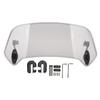 Motorcycle Windscreen Adjustable Clip On Windshield Universal Wind Deflector for Motorbike Brown