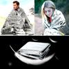 2PCS Outdoor Portable Small Camping Supplies First Aid Blanket Emergency Survival Blanket Insulation Blanket Sunscreen Blanket Hike