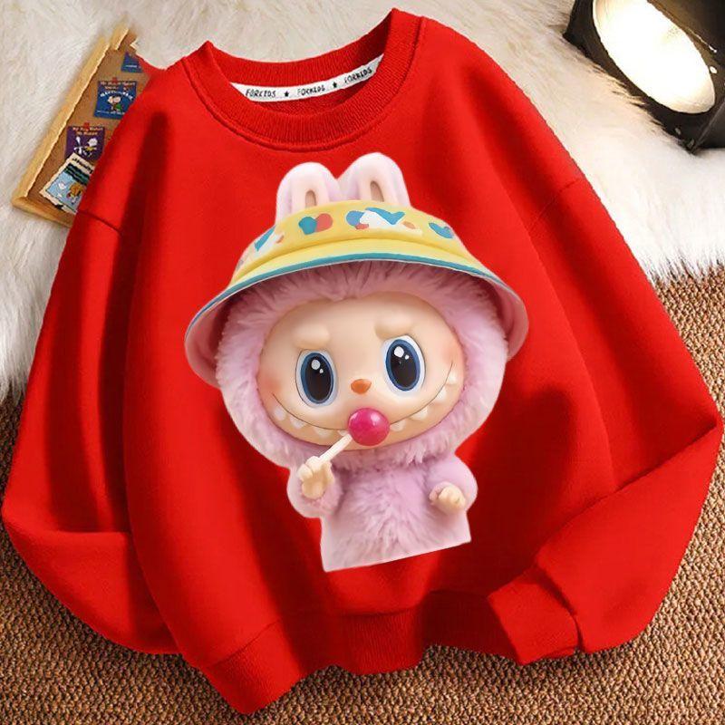 Детские модные и милые толстовки, повседневные толстовки с длинным рукавом для мальчиков и девочек на весну и осень
