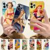 Чехол для мобильного телефона Apple IPhone14 Poster Girl Чехол для мобильного телефона, окрашенный противоударный чехол для мобильного телефона Huawei Anti-Drop