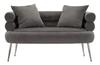 Sofa Silvery Plus With Cushions  Cm 133X68X69