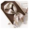 Double Crepe Silk Square Scarf Women Commute Fashion Elegant Shawl Versatile