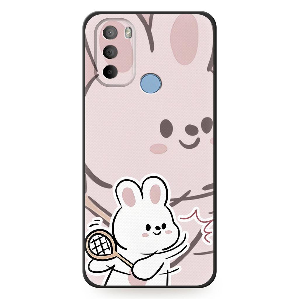 TPU Durable Phone Case For MOTO G31 With Fingerprint/XT2173-1 Anti-dust Back Cover Soft Case Cartoon Protective Silicone