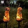 1 шт. Солнечная смоляная лампа, лампа суриката на земле, Декор для сада на открытом воздухе, Свет для двора, Светодиодный ночник для садовой обочины