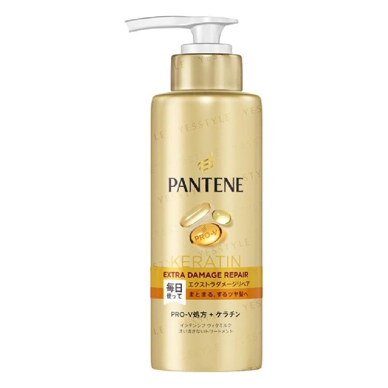 PANTENE Япония - Интенсивное молочко для волос Extra Damage Repair с витаминами, несмываемое