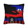 Happy Haitian Flag Day Patriotic Haiti Heritage Celebration Pillow Case Soft Pillow Cover For Living Room Bed Chair Pillowcases