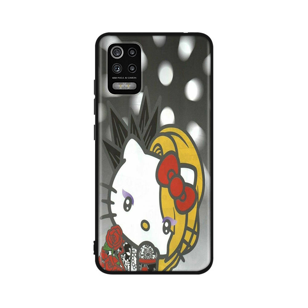 Чехол KT74 Yoshikitty Sanrio для OPPO Reno 8 6 5 4 Pro Find X3 A17 A31 A38 A40 A53 A54 A55 A74 A76 A78 A77 A80 A94 A95 A96 Lite, черный чехол для дивана