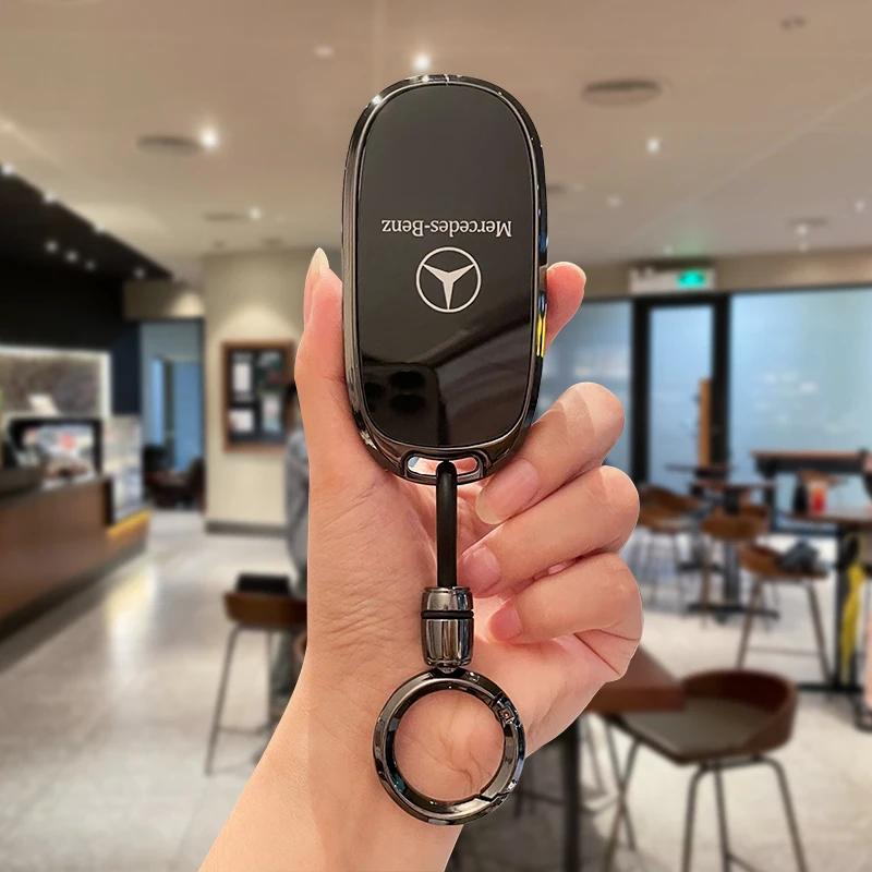 RPO5 Запасная крышка корпуса автомобильного ключа 3 кнопки для ключа Mercedes-Benz AMG MAYBACH 2016+ C-класс E-класс GLC300L E300l/E260/E350 A200