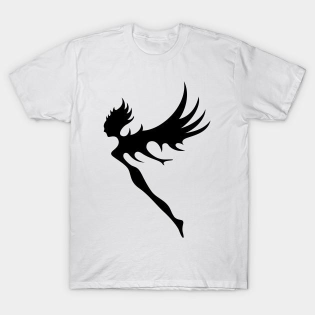 T Shirt Women Angel Harajuku Print Kawaii Tshirt Summer Short Sleeve Female T-Shirt Top Tee