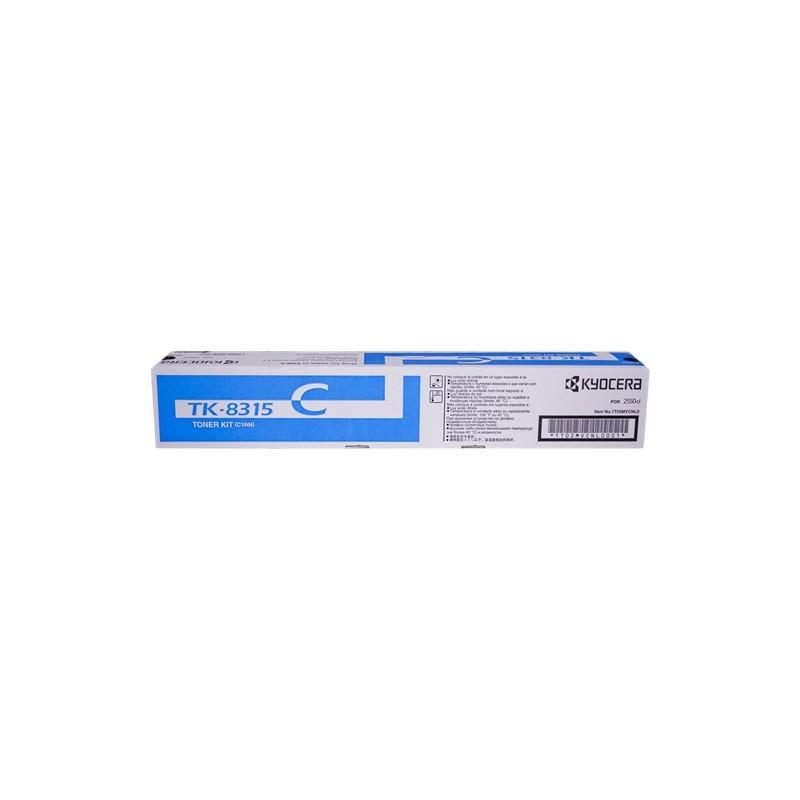 Kyocera TK8315 Cyan Cartucho de Toner Original - 1T02MVCNL0/TK8315C-TK8315C