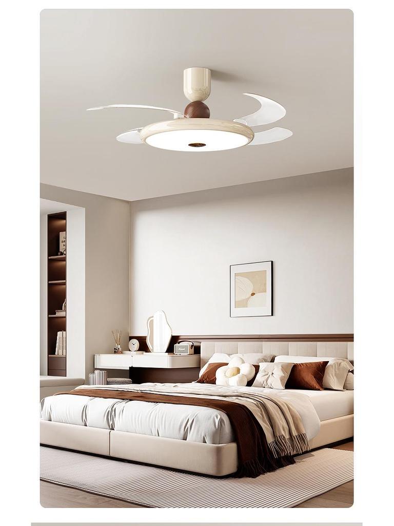 2025 High-End Invisible Ceiling Fan Light with Eye-Protection for Bedroom & Study
