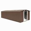 VidaXL Garden Shed 257x580x181 Cm Metal Brown 143355