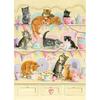 APPLEONE Whimsical Tea Time Jigsaw Puzzle X 38 Made In Japan 500-334 Kitten's (Janet Pidou) 500-Piece (53 Cm)