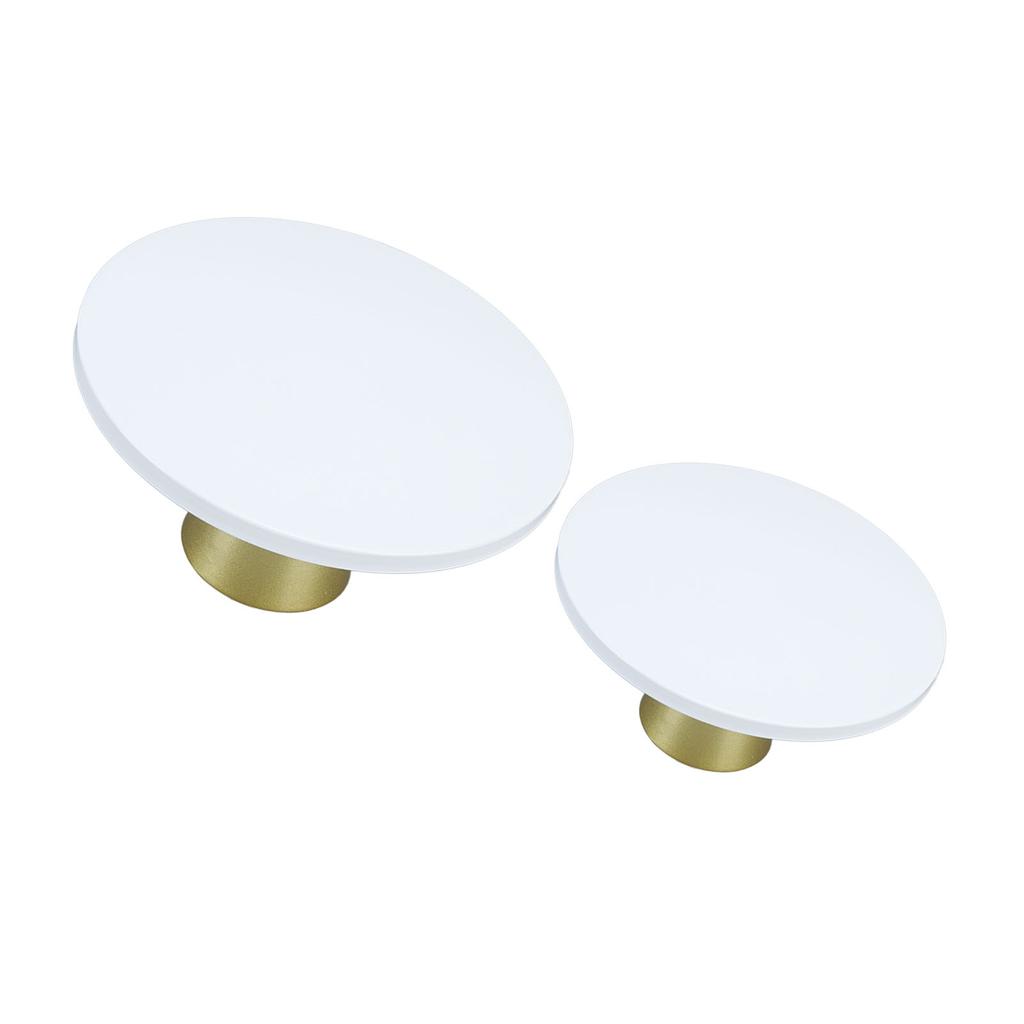 2PCS Metal Cake Stands Set European Style Iron Round Cake Holder Cupcake Dessert Display Stand for