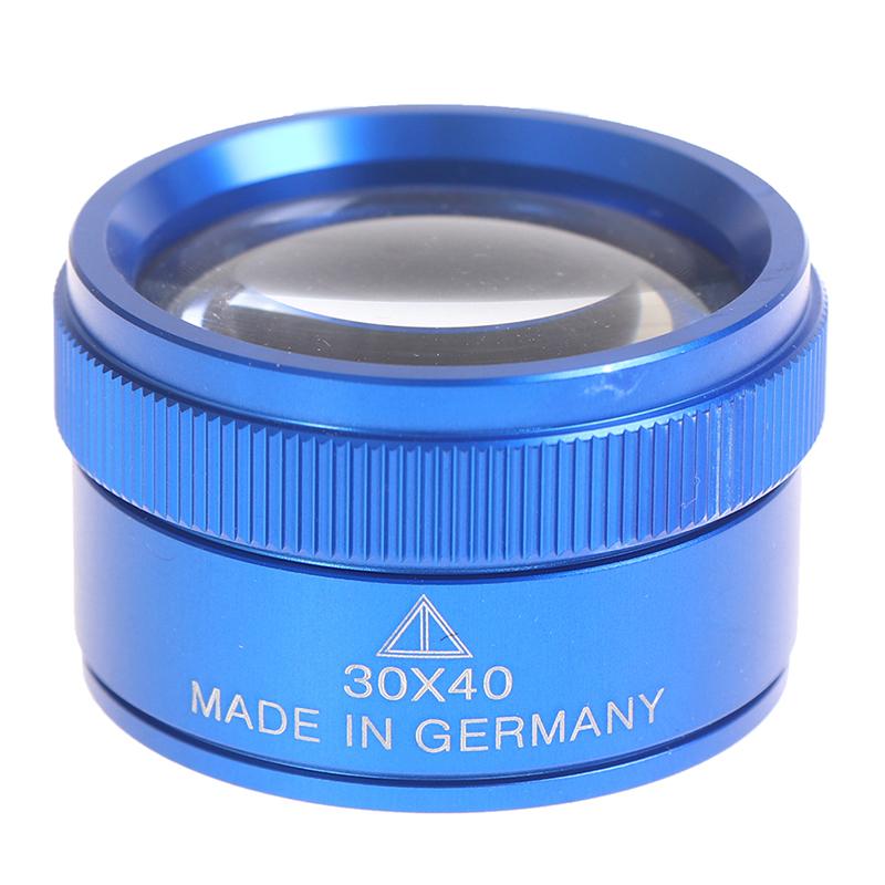 Premium 30X 40Mm Measuring Magnifier Magnifying Glass Lens Loop Microscope
