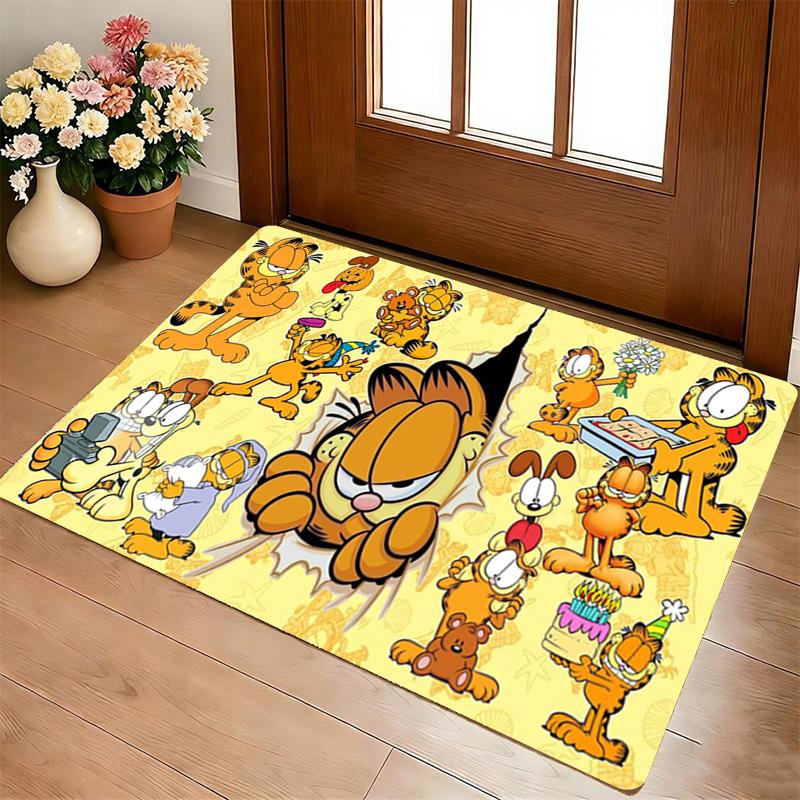 Garfield Adventures Living Room Nonslip Area Rug Soft Carpet For Bedroom Game Playroom Sofa Office Home Decor Doormat Christmas Gift C9291572