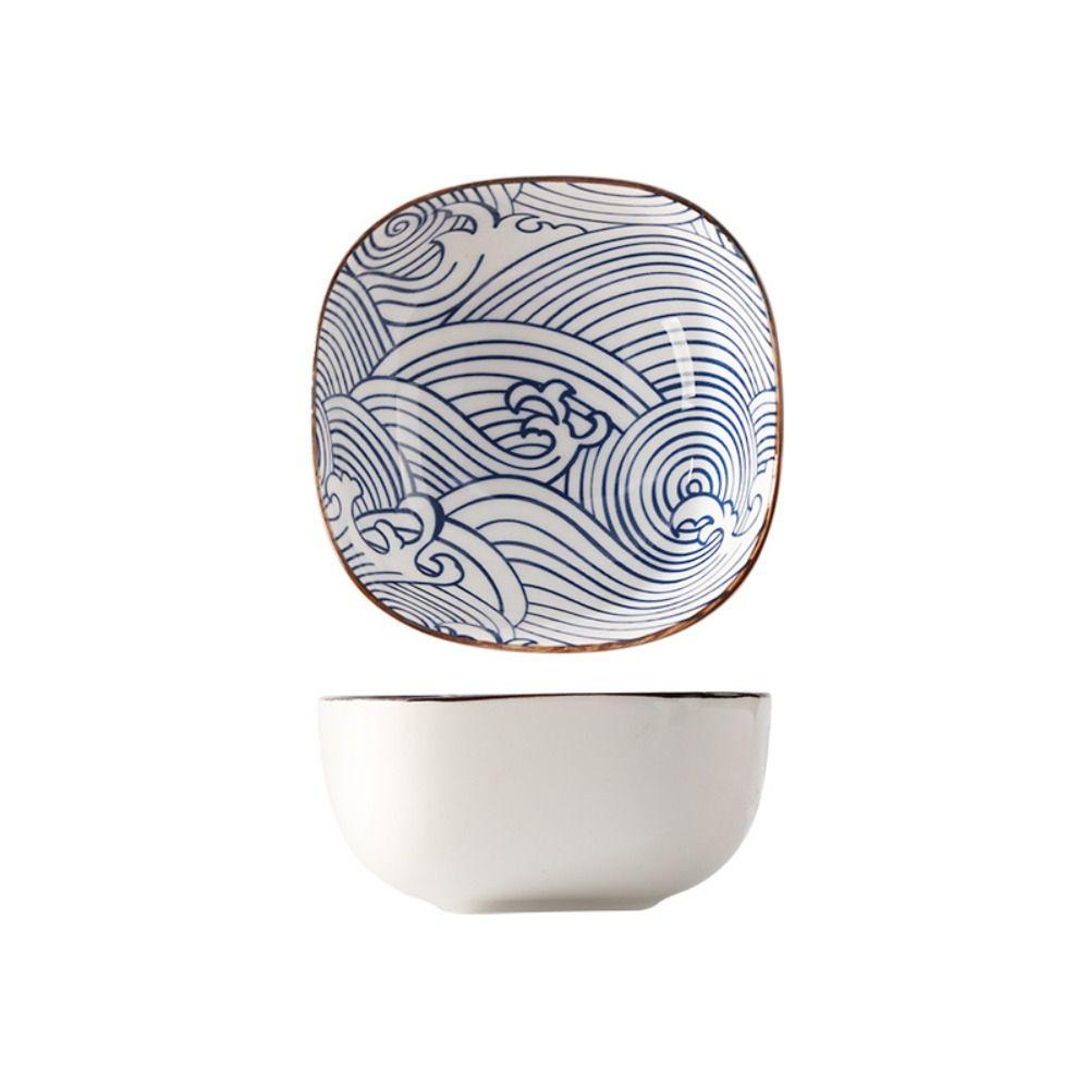 26Pcs Vintage Blue Dipping Bowls Ceramic Japanese Style Mini Appetizer Plates Thicken Dishwasher Safe Small Side Dishes