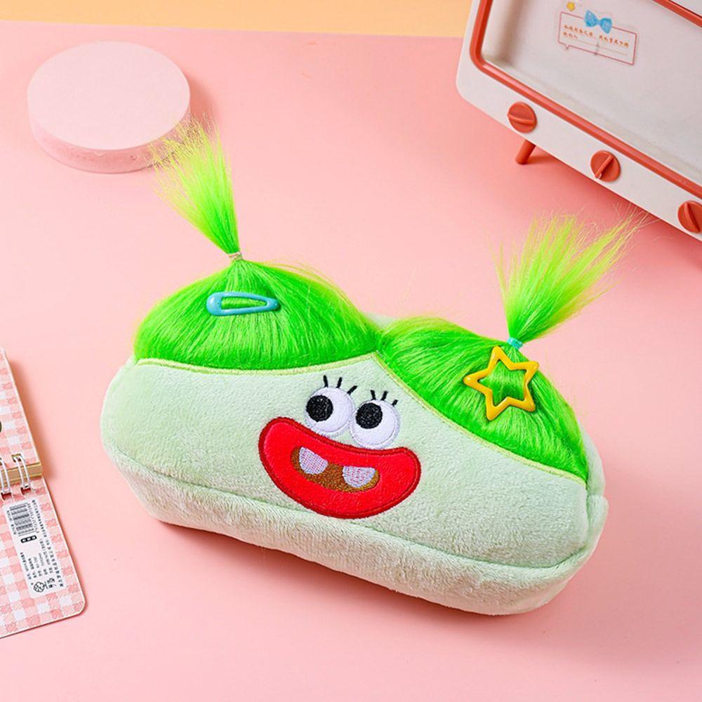 Канцелярский органайзер, сумка для ручек, милый мультяшный пенал, креативная сумка для хранения ручек