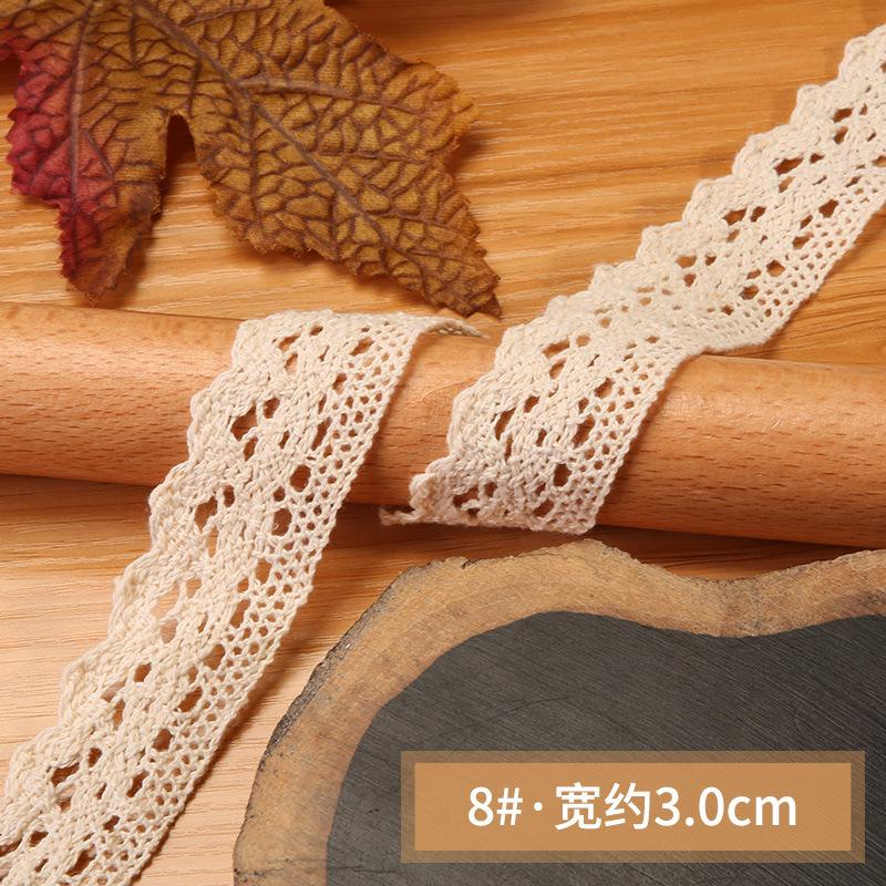Полое кружево ручной работы своими руками Декоративный кружевной ремешок Одежда Скатерть Шторы Ткань Материал Хлопковая нить Кружевной край
