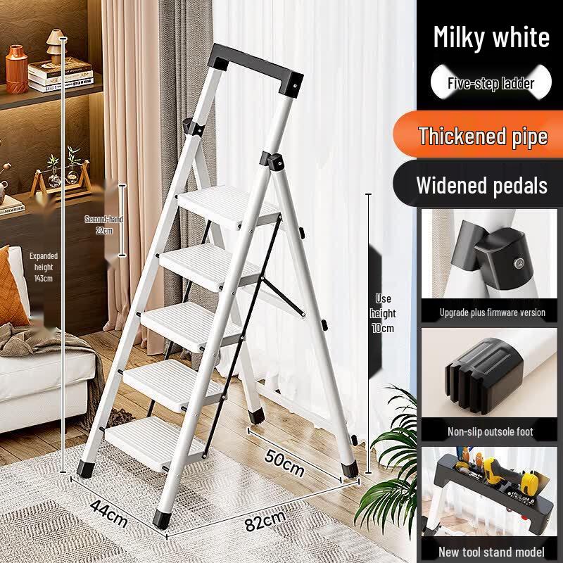JINGGENG Multi-functional Heavy-Duty Folding Stepladder