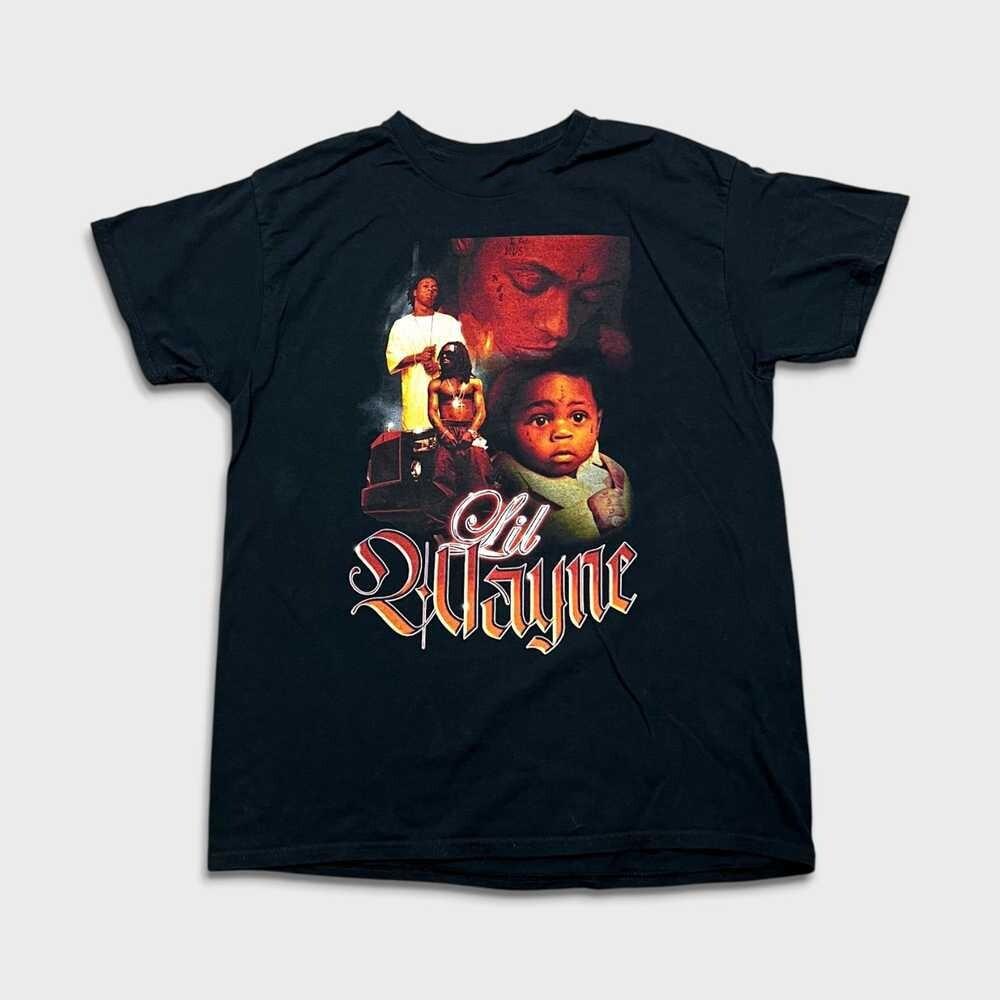 Винтажная Черная Хлопковая Футболка Lil Wayne Все Размеры S-5XL Подарок Для Фанатов T-Shirt DM36 Унисекс Футболка