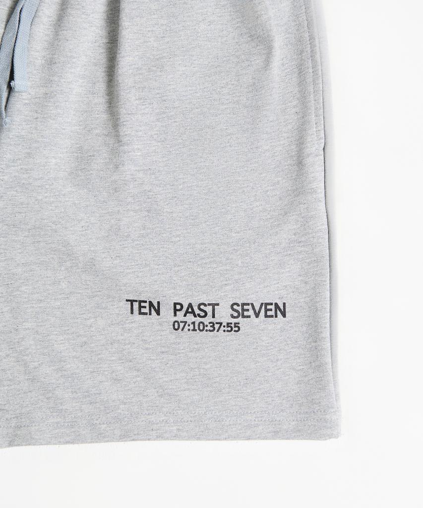 Шорты с логотипом TEN PAST SEVEN - Серые