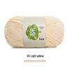 Набор пряжи из 5 нитей combed milk cotton для ручного вязания шарфов, средней толщины, материал для вязания пледов своими руками, вязания крючком.