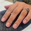 Однотонные носимые наклейки для ногтей: Коллекция коротких съемных накладных ногтей