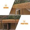 200x100см Имитация черепицы соломенной крыши Ковер для крыши Искусственная солома Имитация ковриков Декоративные для сада Для плетения жалюзи Реалистичные