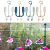 Shoe Drying Rack Shoe Hanging Hook 360° Rotatable Space Saving Multifunctional Shoes Hanger for Balcony Bathroom Bedroom Home