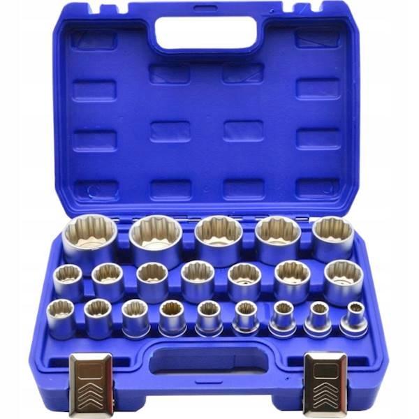 Kraft&Dele 12-Point Socket Set 21 Pieces