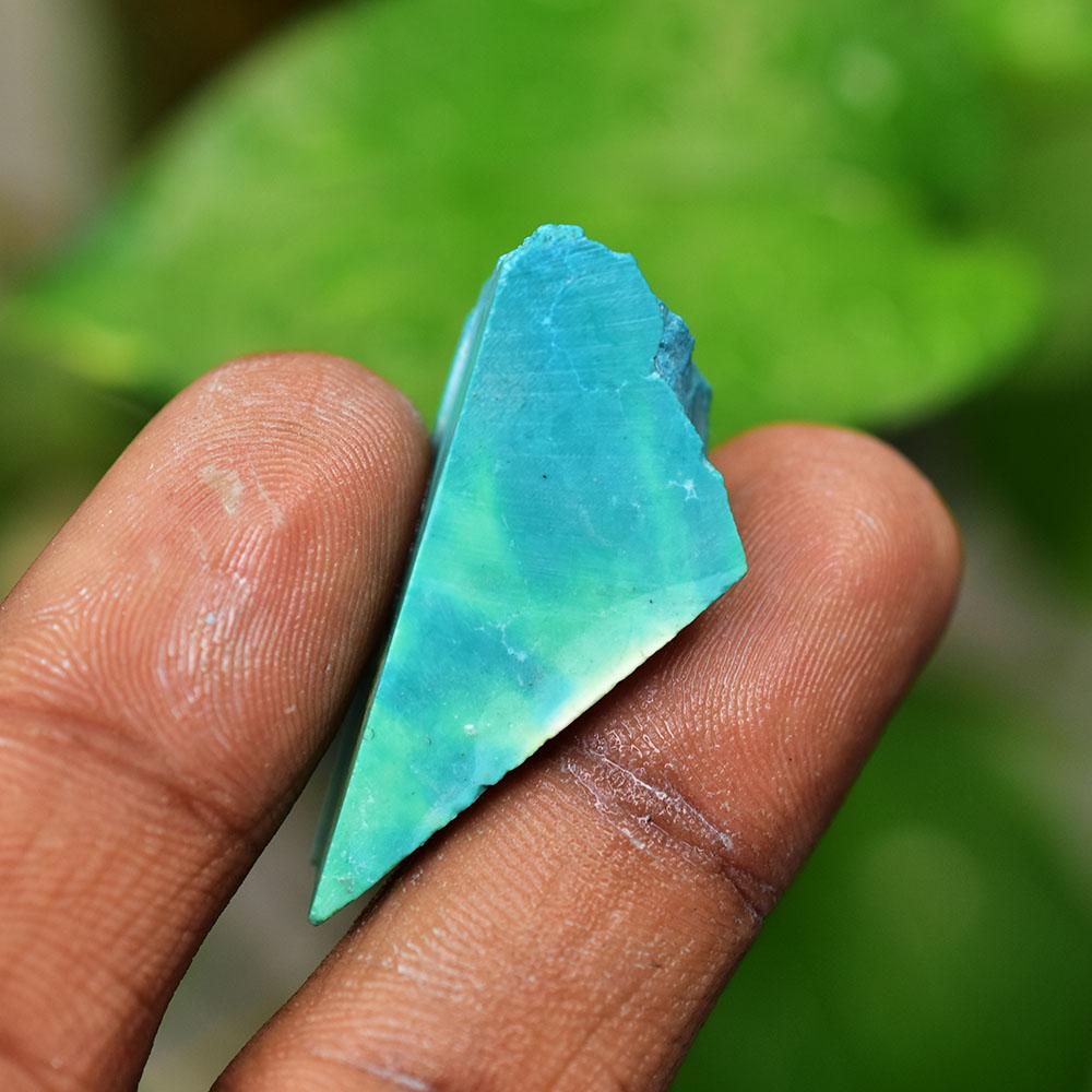 Natural Blue Turquoise Loose Gemstone 31 ct Uncut Raw for Collectors for Gemstone Collections