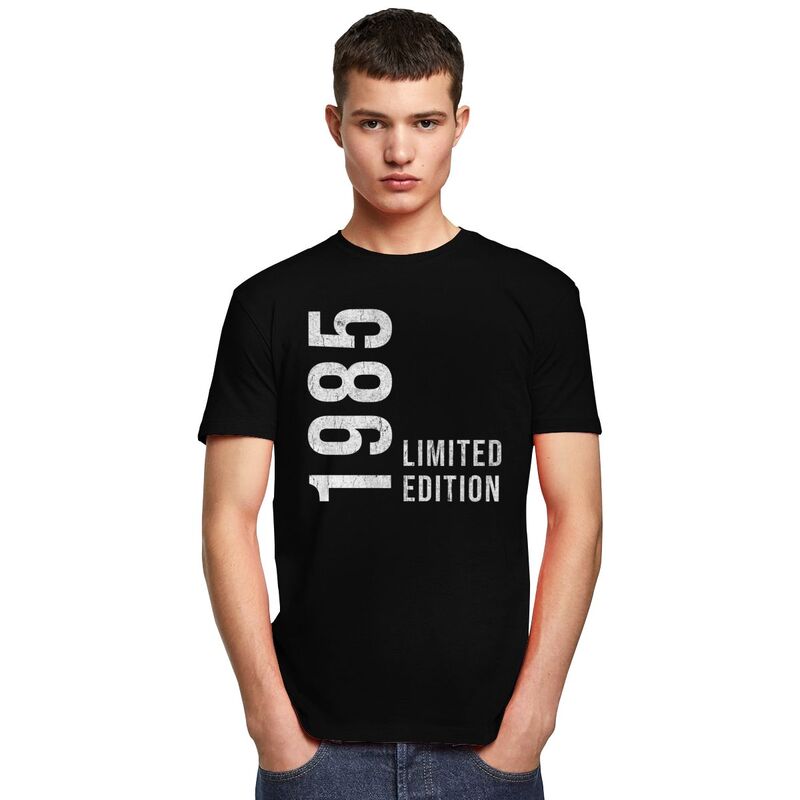 Awesome 40th Retro Vintage 1985 Printed T Shirt Men 100 Cotton Tshirt Custom Years Birthday Gift Tees Fashion Tshirts