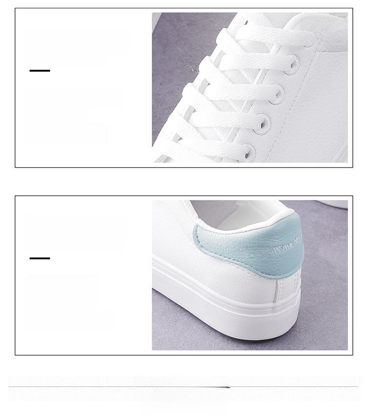 Женские повседневные белые балетки: Дышащий, Модный, Тренд Весна/Осень 2021 для Студентов и Онлайн-Знаменитостей