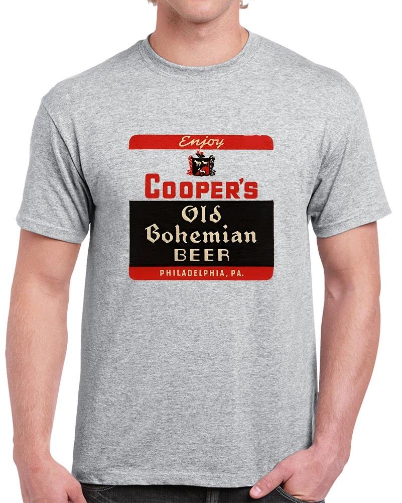 Винтажная футболка Coopers Beer Филадельфия ПА 100% хлопок Мужская Женская Футболки Топ