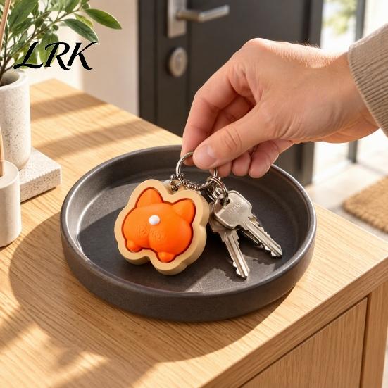 Успокаивающий настольный аксессуар Снятие стресса Корги Попа Кликалка, 3D-печатная собака Игрушка-фиджет Тактильный гаджет, Игрушка-кнопка для снятия напряжения для брелка, Рюкзаков