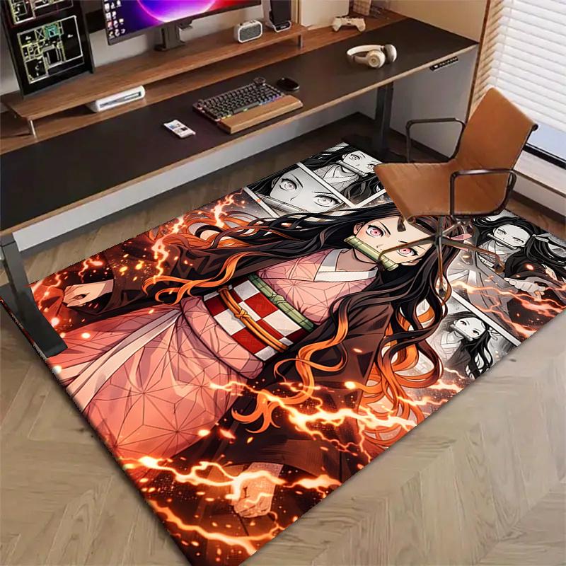 nezouko2Printed Area Rug Carpet for Bedroom Living Room Home Decor Rugs Mat Non Slip Mat Rug for Bedside