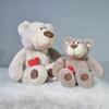 Heart Bear Long Plush Toy - Soft, Huggable Teddy Bear Stuffed Animal Gift