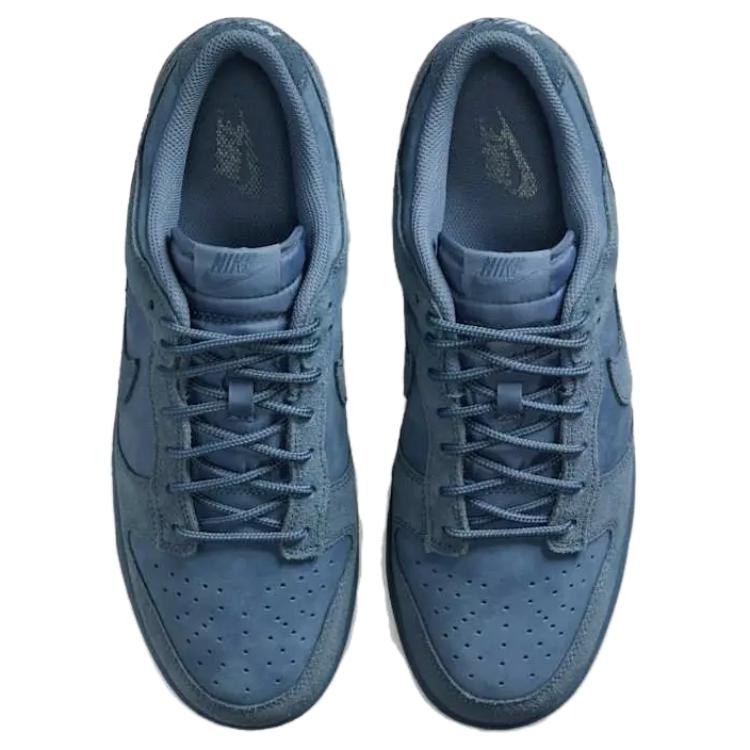 Nike Кроссовки Dunk Leather Low top для скейтбординга Мужские Синие IB6651-400