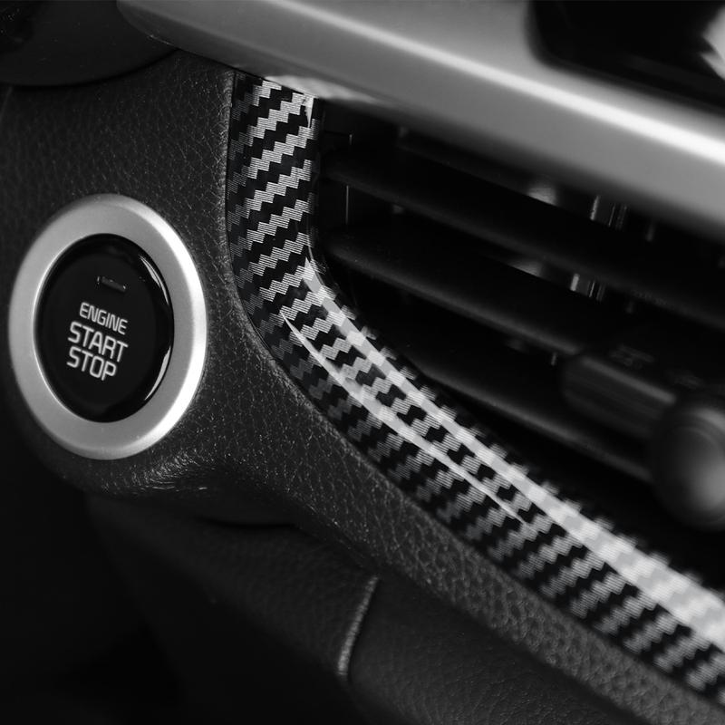 1PCS Car Interior Accessory For Kia Morning Picanto 2018- LHD Dashboard Middle Air Conditioner Vent Cover Trim ABS Material