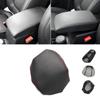 Мягкий кожаный чехол на подлокотник для VW Tiguan 2014 2015 2016, автомобильные аксессуары, внутренняя крышка центральной консоли, крышка подлокотника, накладка