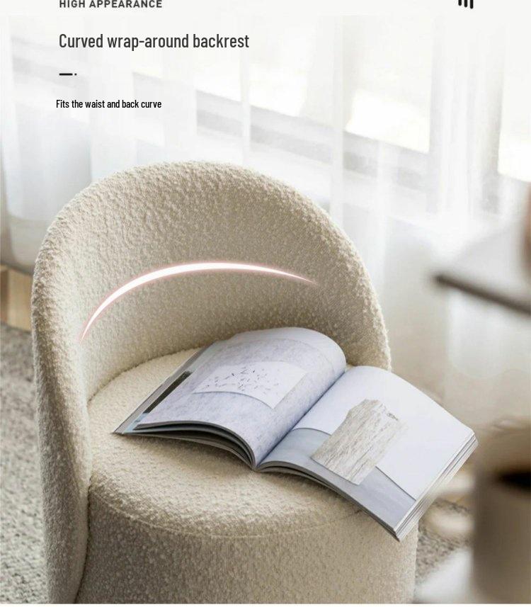 Вращающийся туалетный столик с отправкой в день заказа: Минималистичное кресло для макияжа/нейл-арта для спальни девочки со спинкой