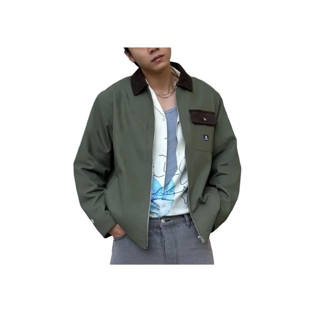 Новые куртки и пальто Converse Мужские Зеленые 10027970-A02